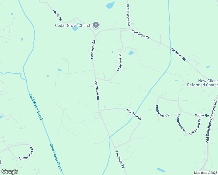 map of restaurants, bars, coffee shops, grocery stores, and more near 2600 Copeland Road in Concord