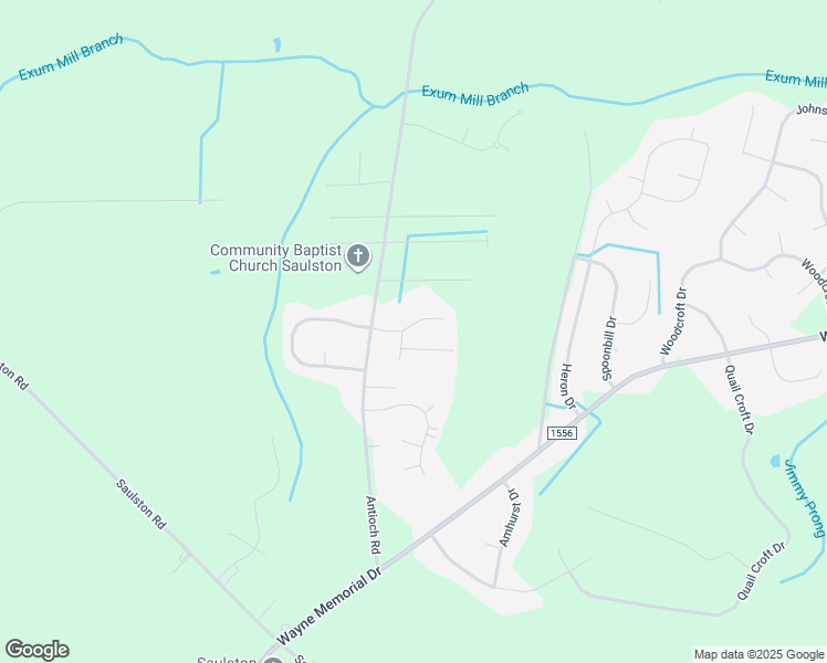 map of restaurants, bars, coffee shops, grocery stores, and more near 201 Twilight Drive in Goldsboro