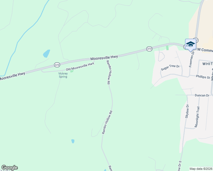 map of restaurants, bars, coffee shops, grocery stores, and more near 1057 Rambo Hollow Road in Lewisburg