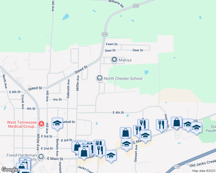 map of restaurants, bars, coffee shops, grocery stores, and more near 510 Rex Road in Henderson