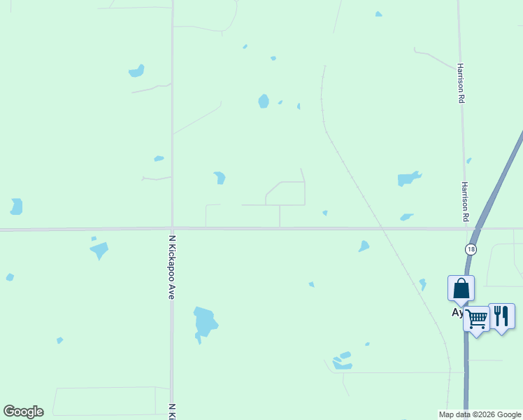 map of restaurants, bars, coffee shops, grocery stores, and more near 41338 Hazel Dell Road in Shawnee