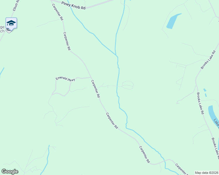 map of restaurants, bars, coffee shops, grocery stores, and more near 840 Carpenter Road in Rutherfordton