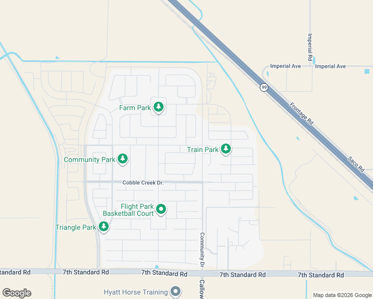 map of restaurants, bars, coffee shops, grocery stores, and more near 9429 Laurel Ridge Lane in Shafter