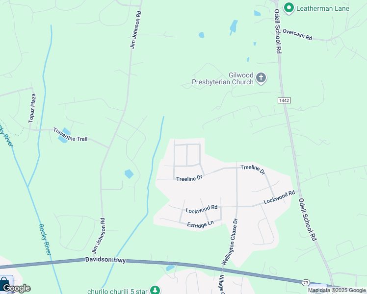 map of restaurants, bars, coffee shops, grocery stores, and more near 2593 Radburn Lane in Concord