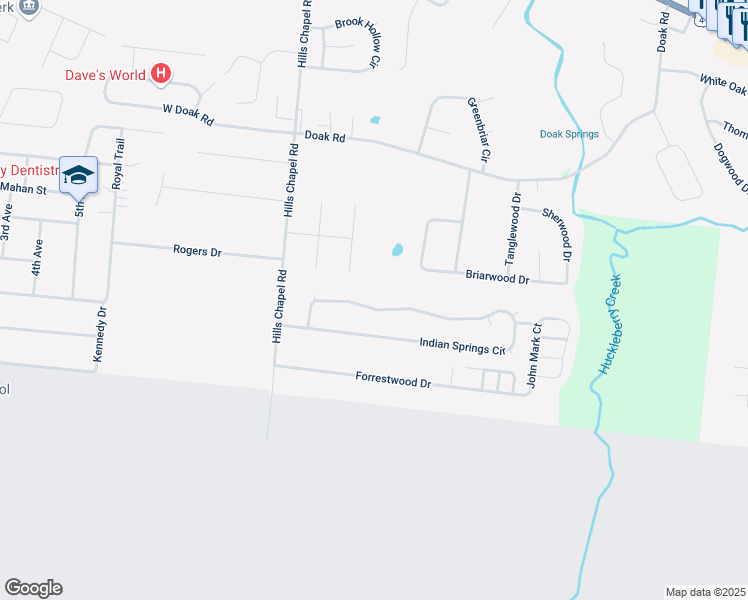map of restaurants, bars, coffee shops, grocery stores, and more near 974 Indian Springs Circle in Manchester