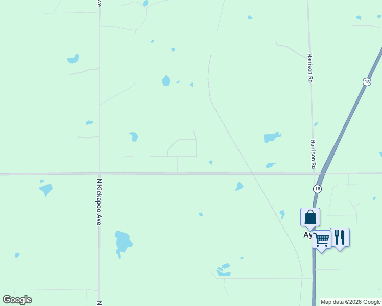map of restaurants, bars, coffee shops, grocery stores, and more near 10731 North Kickapoo Avenue in Shawnee