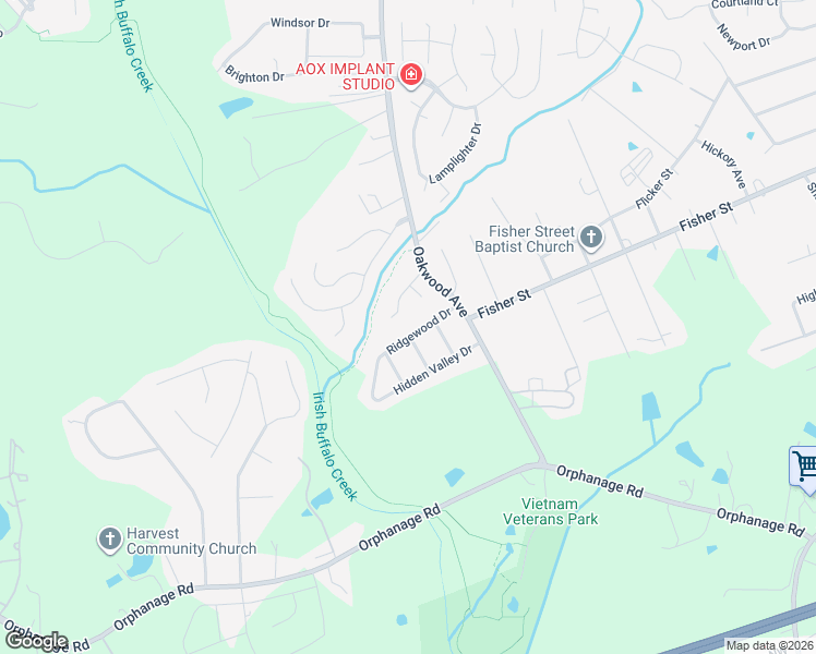 map of restaurants, bars, coffee shops, grocery stores, and more near 1549 Forest Glen Lane in Kannapolis
