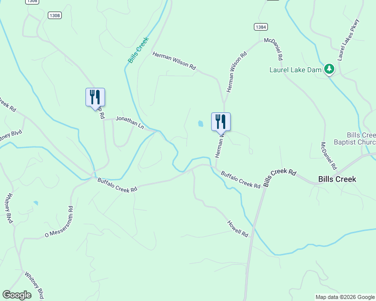 map of restaurants, bars, coffee shops, grocery stores, and more near 119 Rome Court in Lake Lure