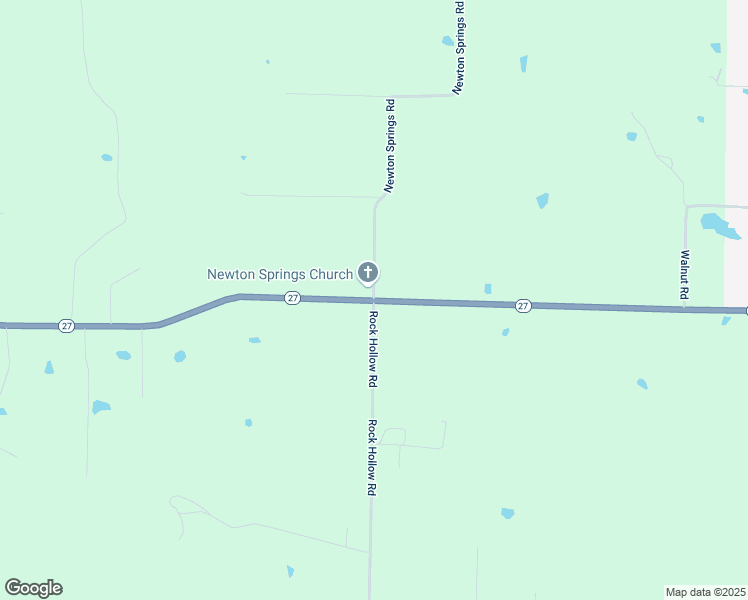 map of restaurants, bars, coffee shops, grocery stores, and more near 1599 Newton Springs Rd in Hector