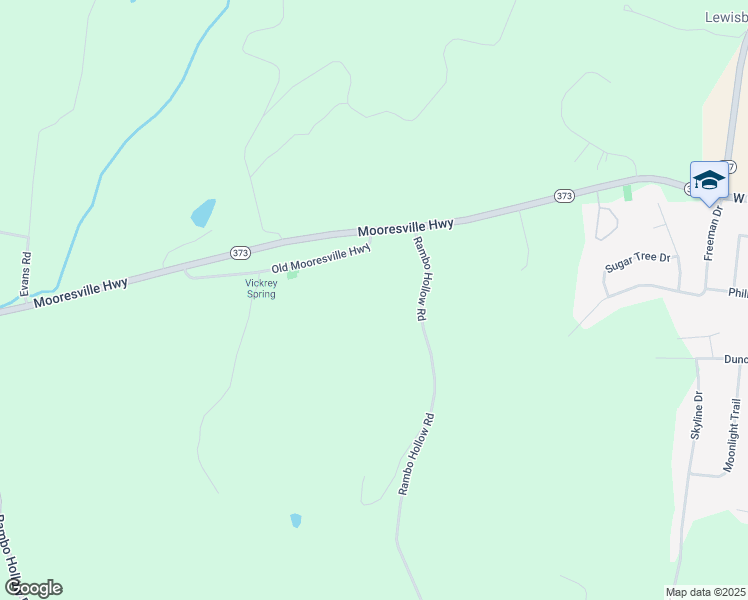 map of restaurants, bars, coffee shops, grocery stores, and more near 2259 Mooresville Highway in Lewisburg