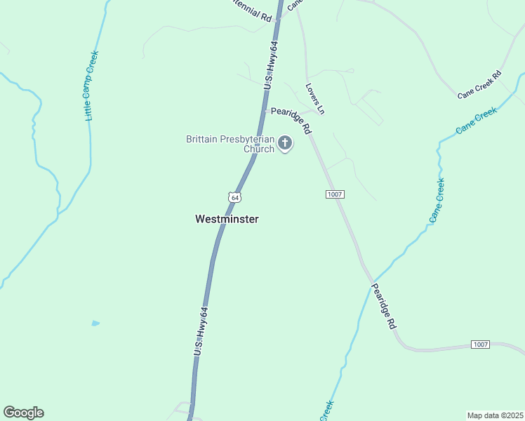 map of restaurants, bars, coffee shops, grocery stores, and more near 3354 U.S. 64 in Rutherfordton