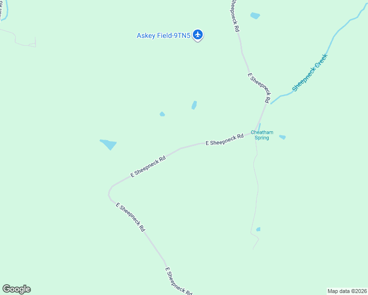 map of restaurants, bars, coffee shops, grocery stores, and more near East Sheepneck Road in Culleoka