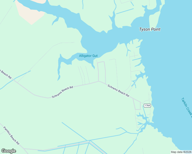 map of restaurants, bars, coffee shops, grocery stores, and more near T W Barnes Foster Loop Road in Belhaven