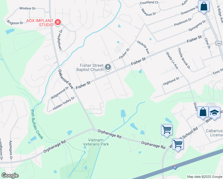 map of restaurants, bars, coffee shops, grocery stores, and more near 803 Turning Point Lane in Concord