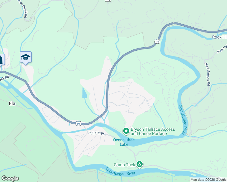 map of restaurants, bars, coffee shops, grocery stores, and more near 55 Luftee Lake Road in Whittier