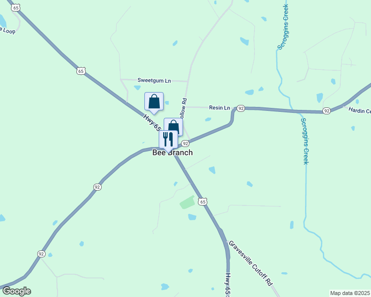 148 Arkansas 92, Bee Branch AR Walk Score