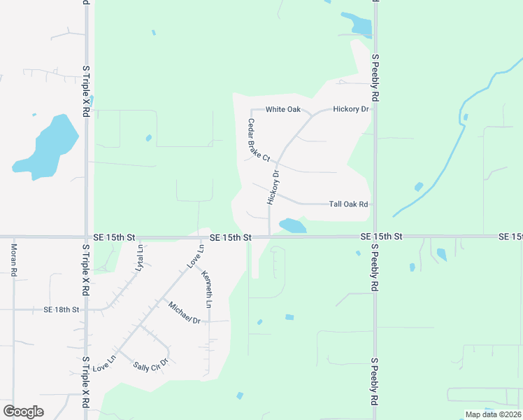 map of restaurants, bars, coffee shops, grocery stores, and more near 17531 Bode Road in Choctaw