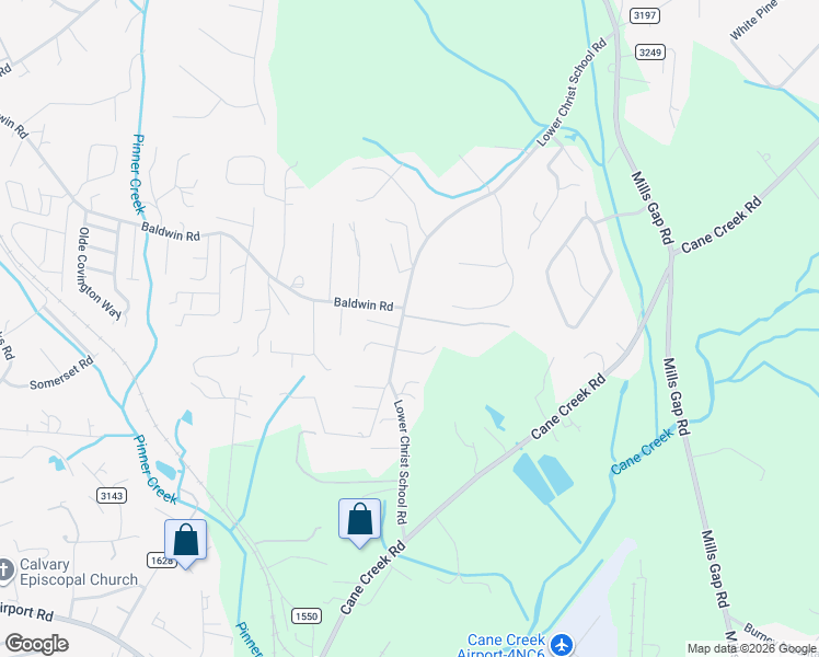 map of restaurants, bars, coffee shops, grocery stores, and more near 148 Lower Christ School Road in Fletcher