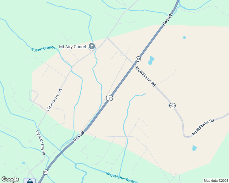 map of restaurants, bars, coffee shops, grocery stores, and more near 21590 U.S. 127 in Dunlap