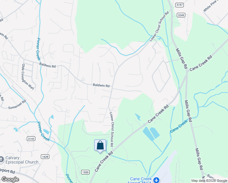 map of restaurants, bars, coffee shops, grocery stores, and more near 148 Lower Christ School Road in Fletcher