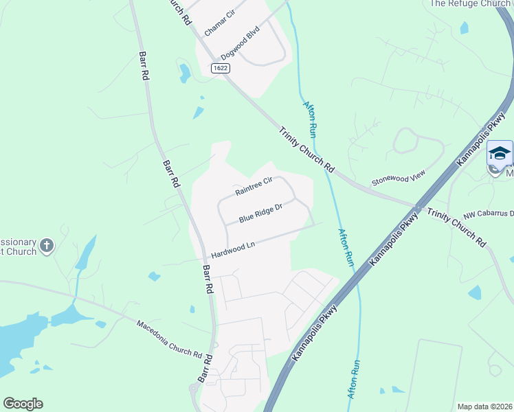 map of restaurants, bars, coffee shops, grocery stores, and more near 6032 Blue Ridge Drive in Concord