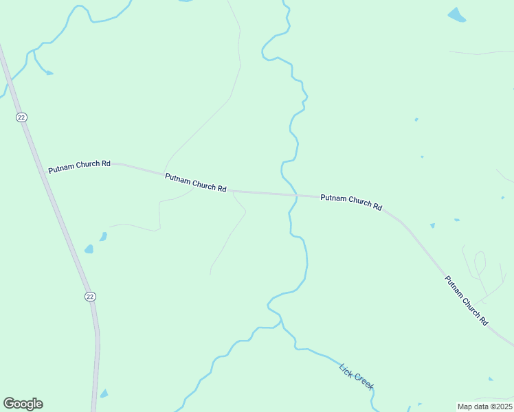 map of restaurants, bars, coffee shops, grocery stores, and more near 825 Putnam Church Road in Carthage