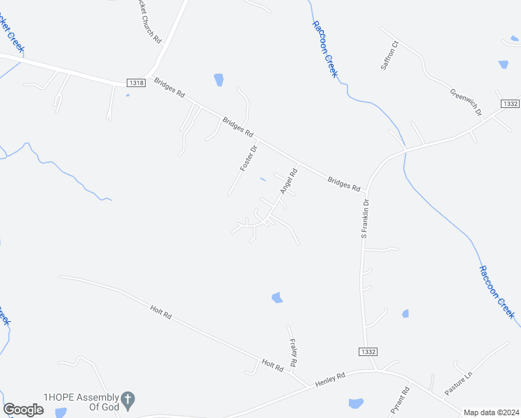 map of restaurants, bars, coffee shops, grocery stores, and more near 258 Angel Road in Sanford