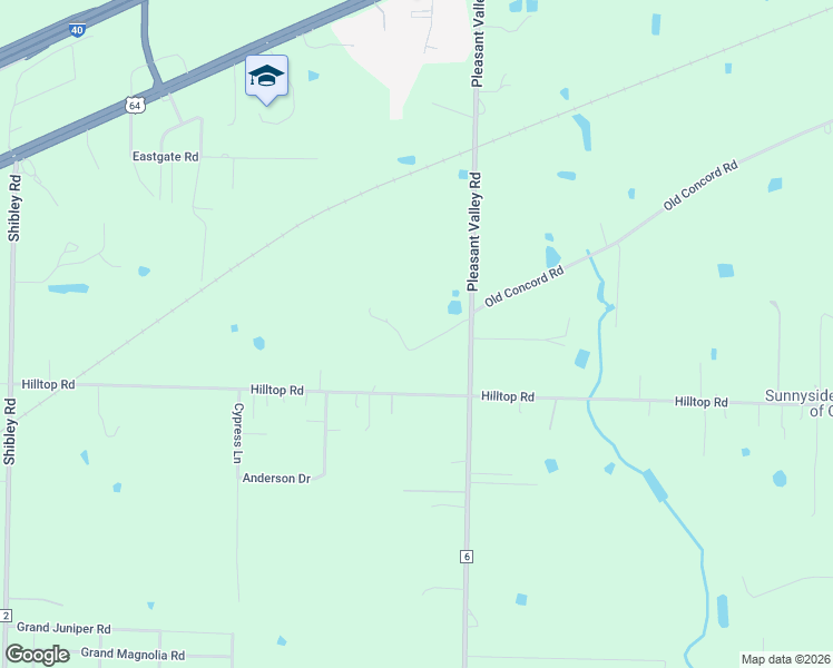 map of restaurants, bars, coffee shops, grocery stores, and more near 1253 Pleasant Valley Road in Van Buren