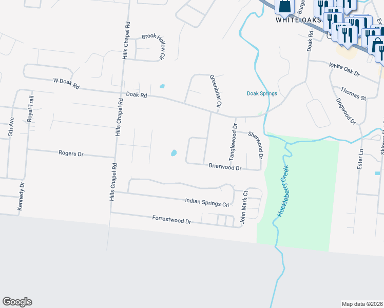 map of restaurants, bars, coffee shops, grocery stores, and more near 415 Deerfield Circle in Manchester