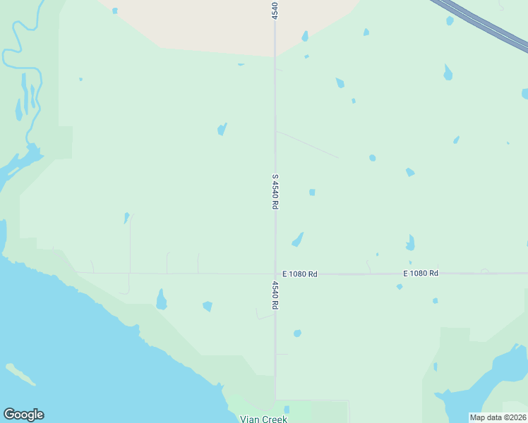 map of restaurants, bars, coffee shops, grocery stores, and more near 107778 4540 Road in Vian