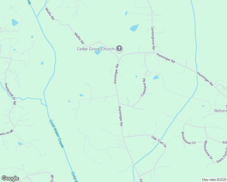 map of restaurants, bars, coffee shops, grocery stores, and more near 2655 Penninger Road in Concord