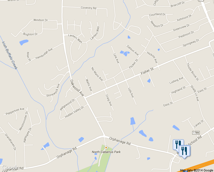 map of restaurants, bars, coffee shops, grocery stores, and more near 826 Fisher Street in Concord