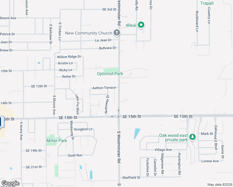 map of restaurants, bars, coffee shops, grocery stores, and more near 1213 Grand Manor in Midwest City