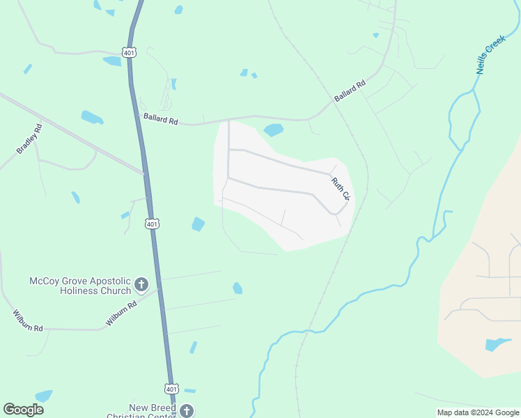 map of restaurants, bars, coffee shops, grocery stores, and more near 129 Gwendolyn Way in Fuquay-Varina