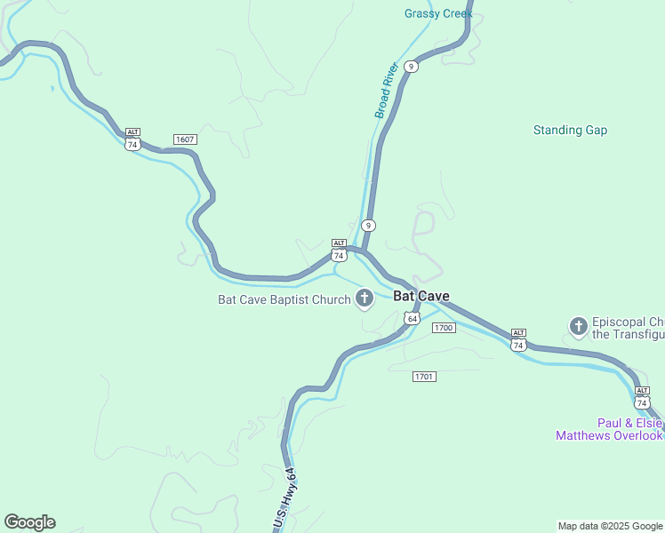 map of restaurants, bars, coffee shops, grocery stores, and more near 309 Gerton Highway in Hendersonville