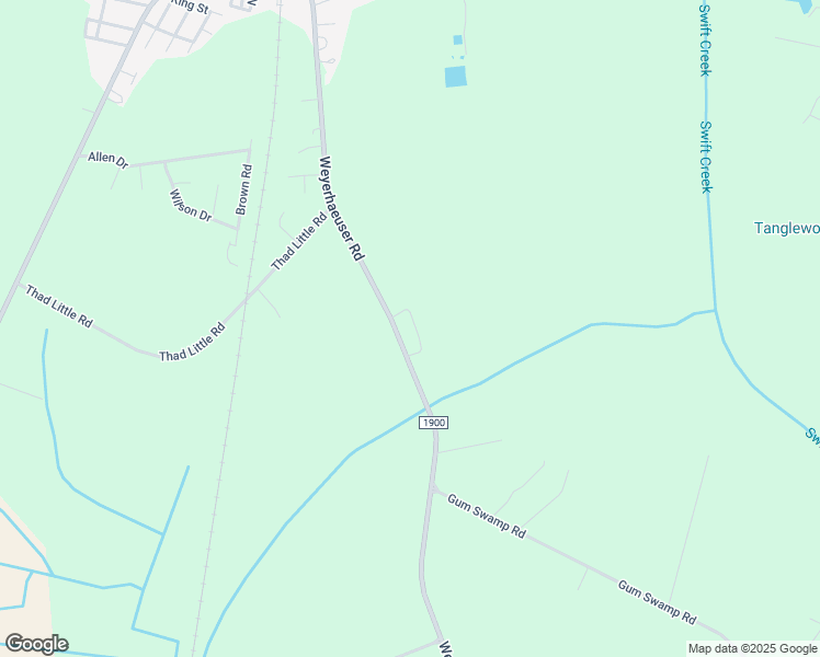 map of restaurants, bars, coffee shops, grocery stores, and more near 4733 Weyerhaeuser Road in Ayden