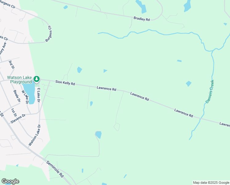 map of restaurants, bars, coffee shops, grocery stores, and more near 1325 Lawrence Road in Broadway
