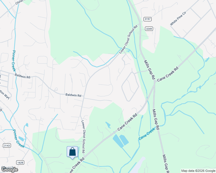 map of restaurants, bars, coffee shops, grocery stores, and more near 10 King View Drive in Fletcher