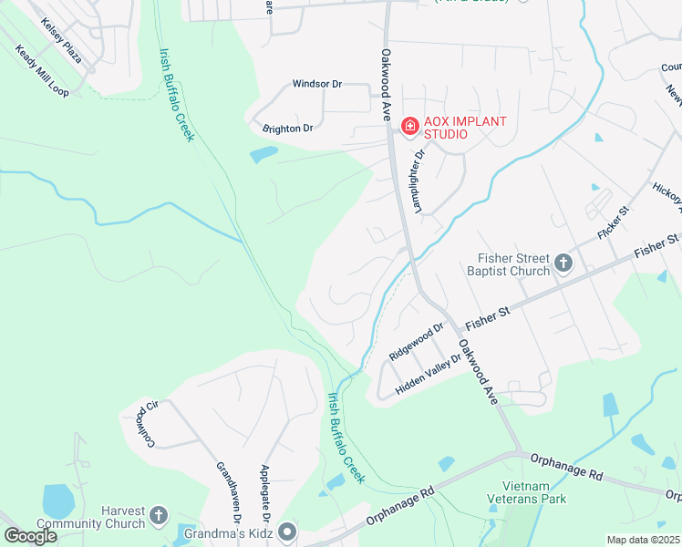 map of restaurants, bars, coffee shops, grocery stores, and more near 1837 Middlebury Court in Kannapolis