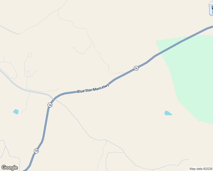 map of restaurants, bars, coffee shops, grocery stores, and more near East 58 Freeway in Creston