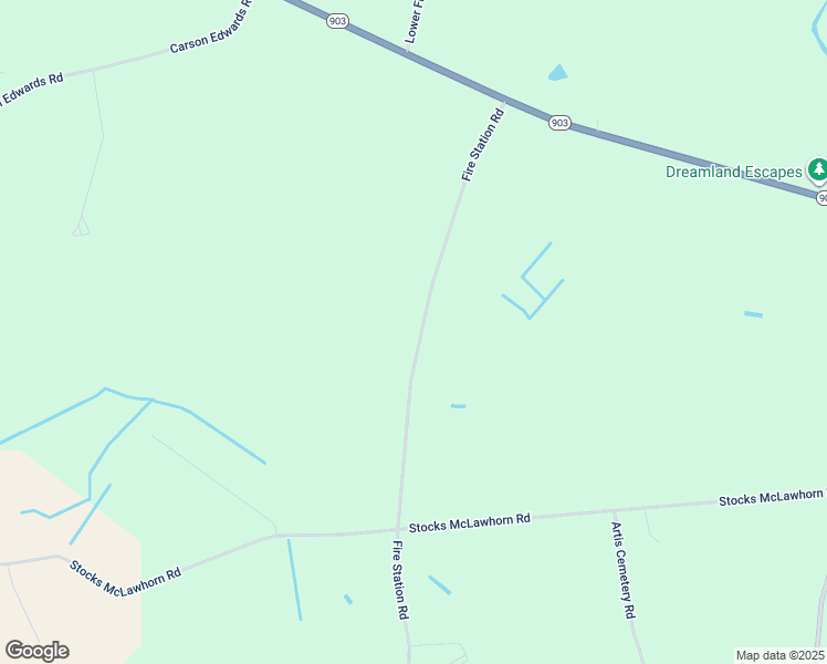 map of restaurants, bars, coffee shops, grocery stores, and more near 542 Fire Station Road in Hookerton