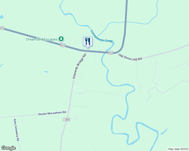 map of restaurants, bars, coffee shops, grocery stores, and more near in Hookerton