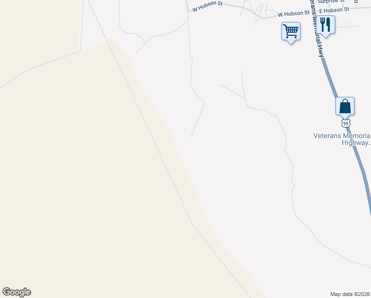 map of restaurants, bars, coffee shops, grocery stores, and more near Unnamed Road in Searchlight