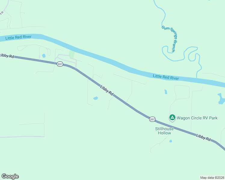 map of restaurants, bars, coffee shops, grocery stores, and more near 3575 Libby Road in Heber Springs