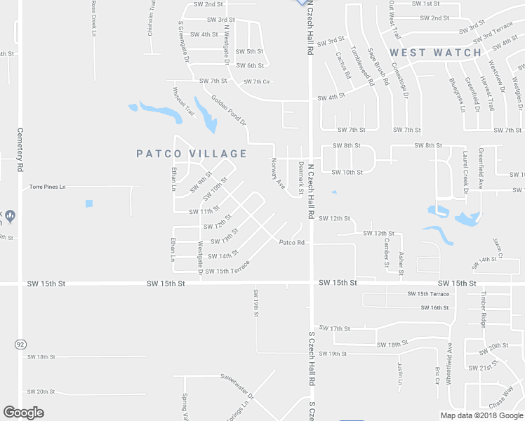 map of restaurants, bars, coffee shops, grocery stores, and more near 12236 Southwest 13th Street in Yukon