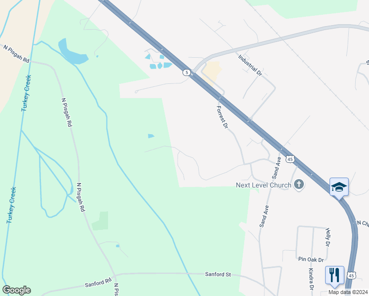 map of restaurants, bars, coffee shops, grocery stores, and more near 1068 Woodland Drive in Henderson