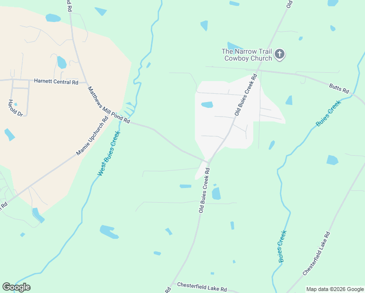 map of restaurants, bars, coffee shops, grocery stores, and more near 3477 Matthews Mill Pond Road in Angier