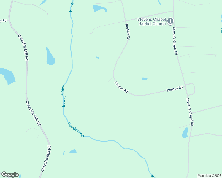 map of restaurants, bars, coffee shops, grocery stores, and more near 1364 Preston Road in Smithfield