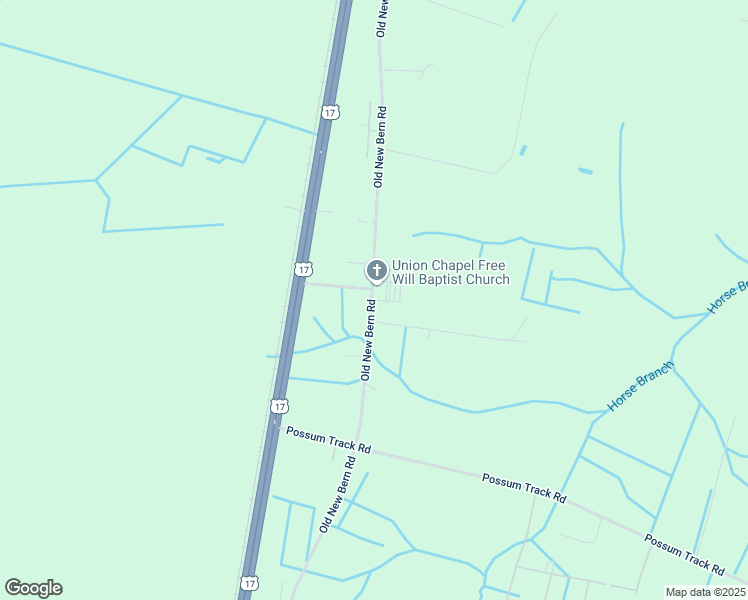 map of restaurants, bars, coffee shops, grocery stores, and more near 1896 Old New Bern Road in Chocowinity
