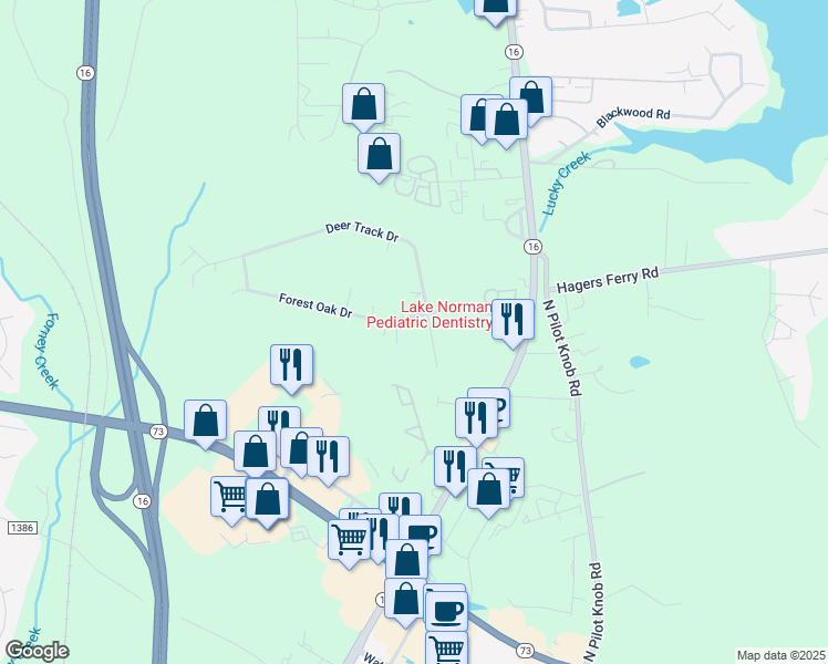 map of restaurants, bars, coffee shops, grocery stores, and more near 7822 Deer Track Drive in Denver